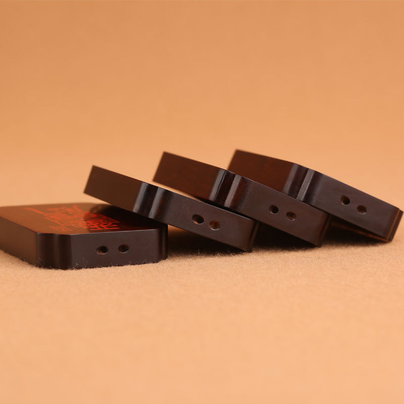 A light-struck jujube wood inlaid with raw cinnabar five-way Wealth god pendant, a Taoist ritual item necklace, Yin-Yang Taiji Bagua pic 14