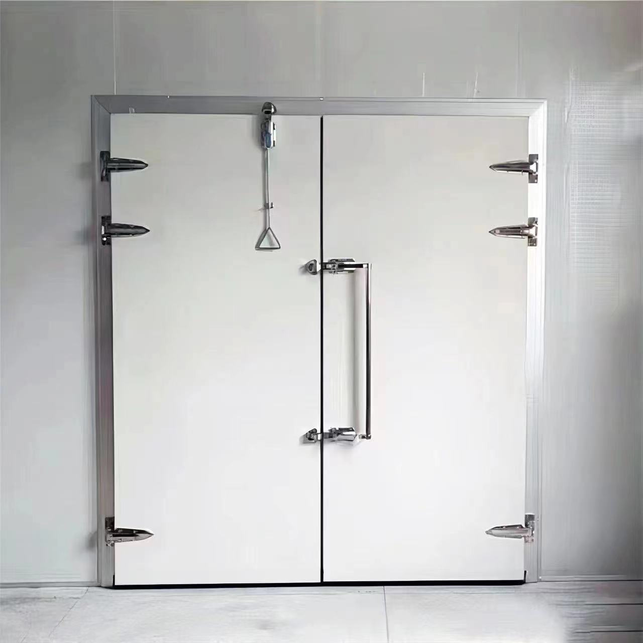 冷库门 手动电动密封闭平开移高速移不锈钢厂房车间保鲜冷库门详情2