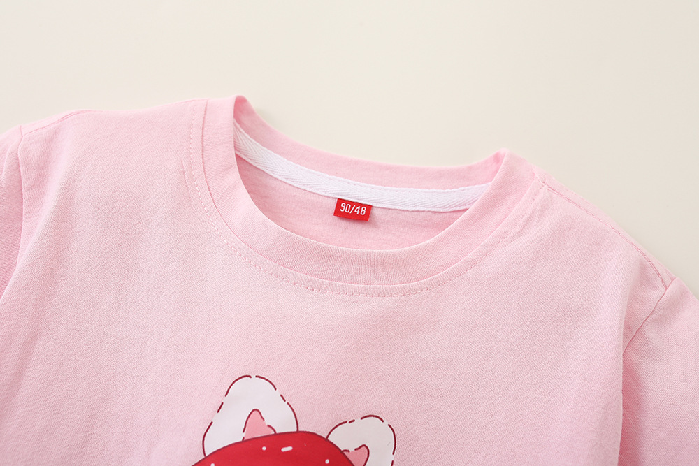 夏装2024新款儿童短袖T恤男女童夏季童装中小童韩版纯棉半袖t时髦详情28