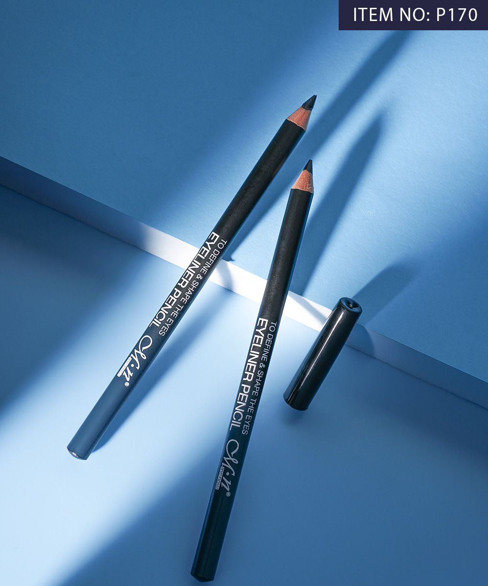 Menow wooden eyeliner pen is easy to color without smudging, long-lasting, waterproof, pencil-style, a cross-border bestseller for beginners pic 8