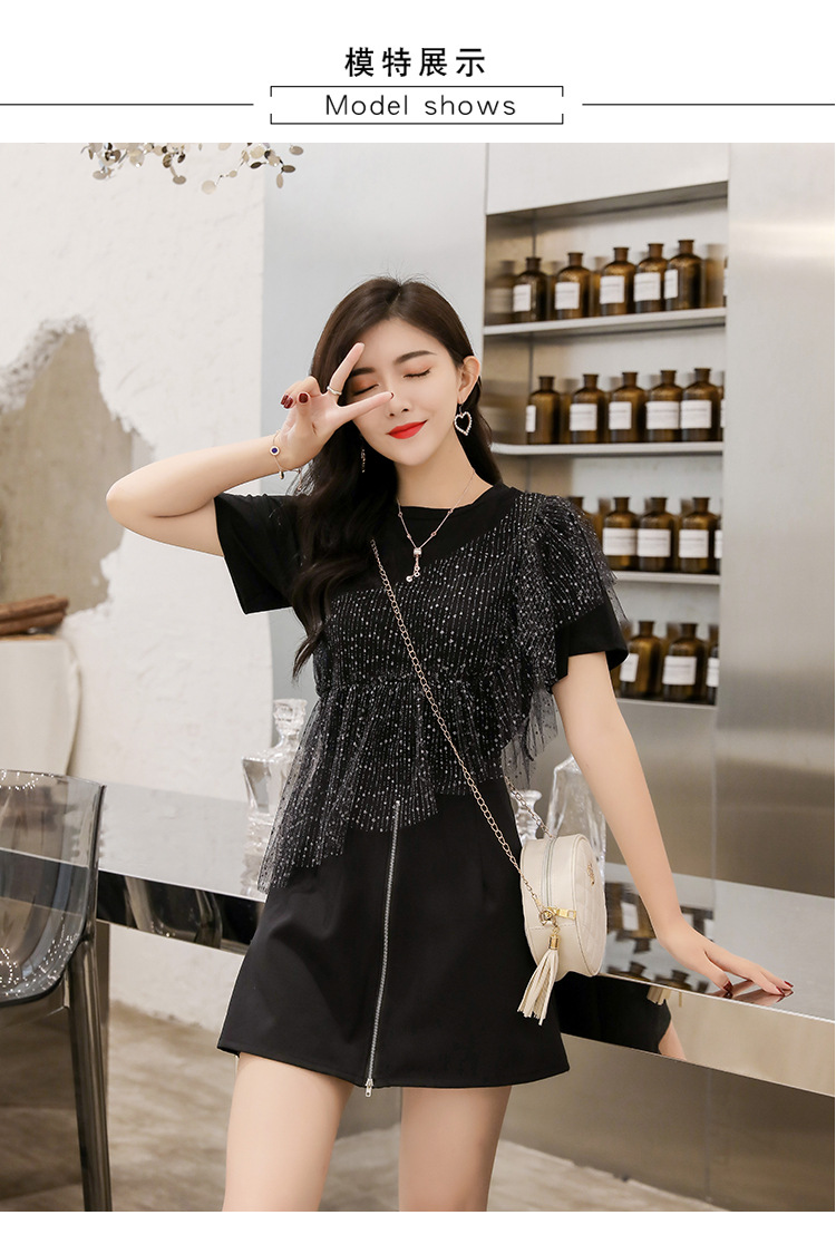 This two-piece, stylish and slimming set that covers the belly of a chubby girl and makes her look younger and slimmer is perfect for overweight women pic 8