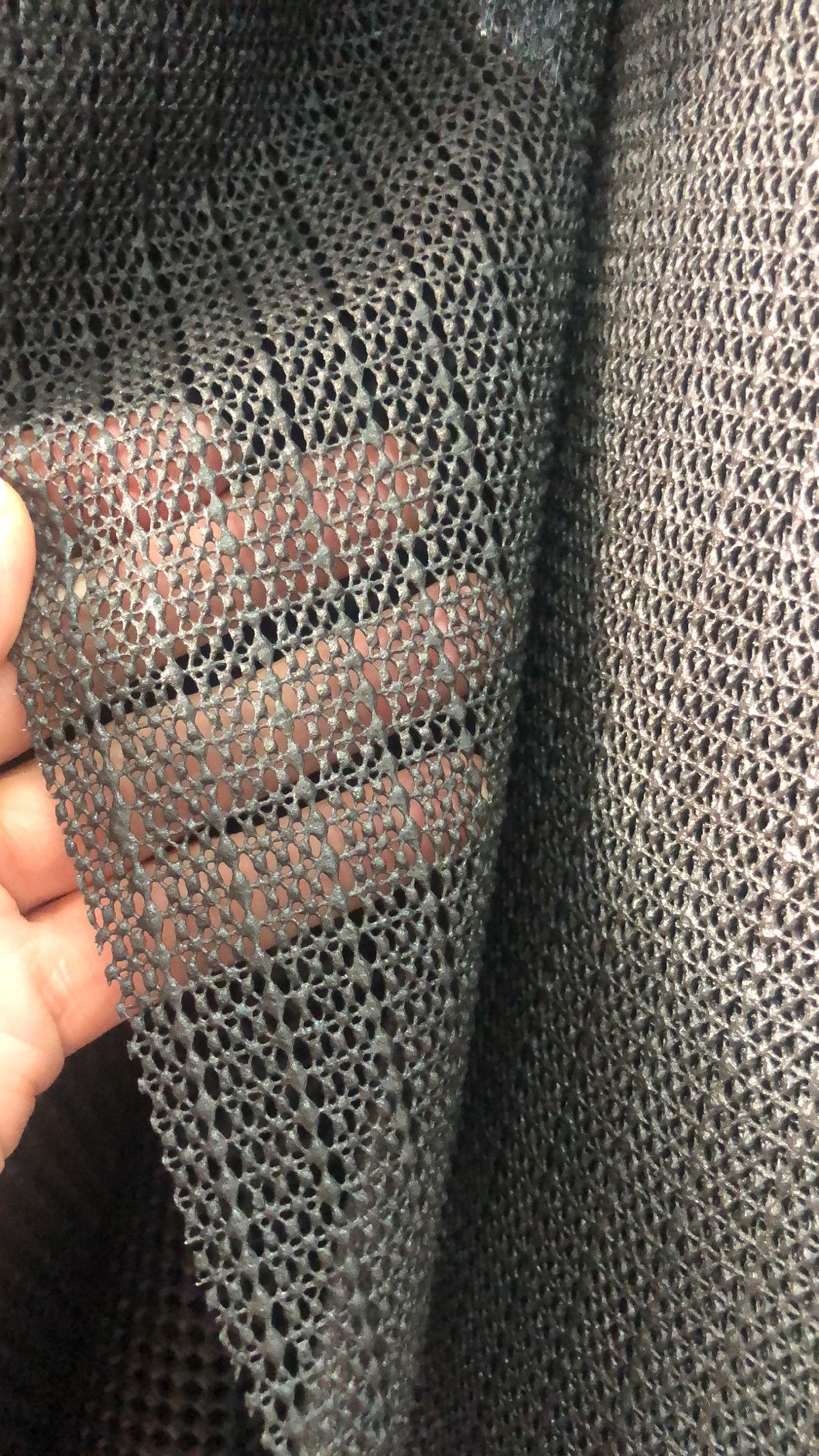 PVC foam net, PVC anti-slip net, PVC mesh fabric, factory direct sales with large quantities in stock pic 2