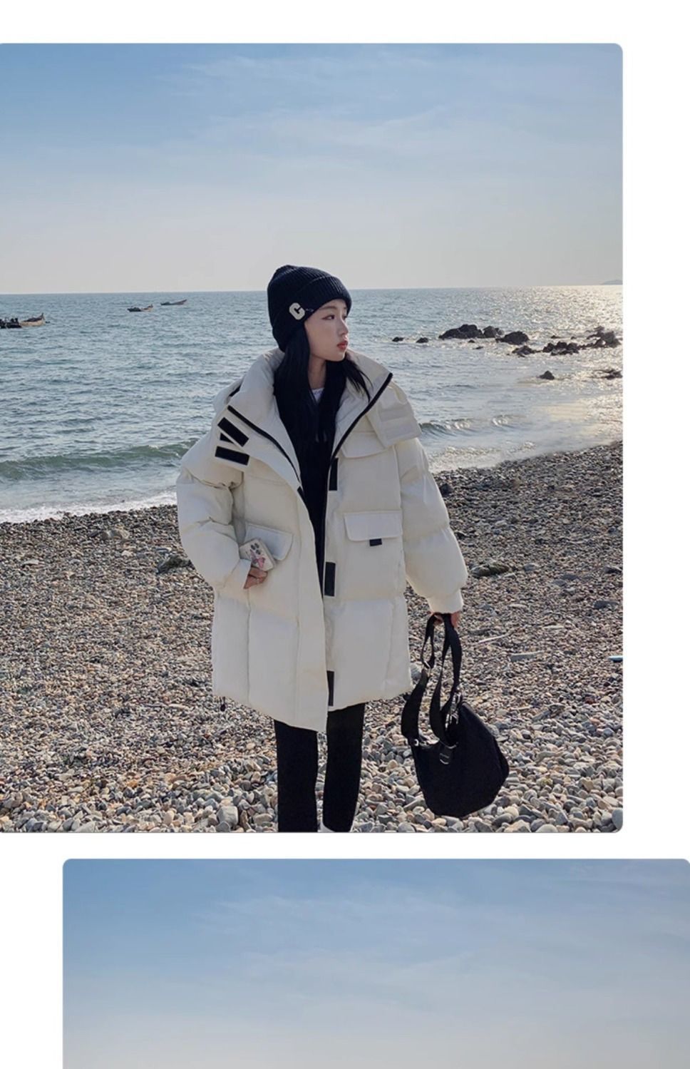 Bestseller hooded wine red down cotton-padded jacket for women, 2023 winter new thickened bread jacket, cotton-padded jacket, mid-length style pic 34