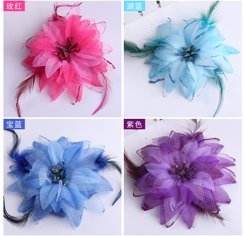 肚皮舞蹈宝石头链发卡发夹印度舞蹈表演出配饰品头箍首饰头饰发箍详情33