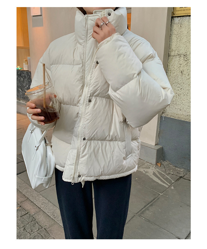 TG90% White duck down thickened down jacket for Women 2021 Winter New stand-up Collar Coat 15580(same style as 13519) pic 14
