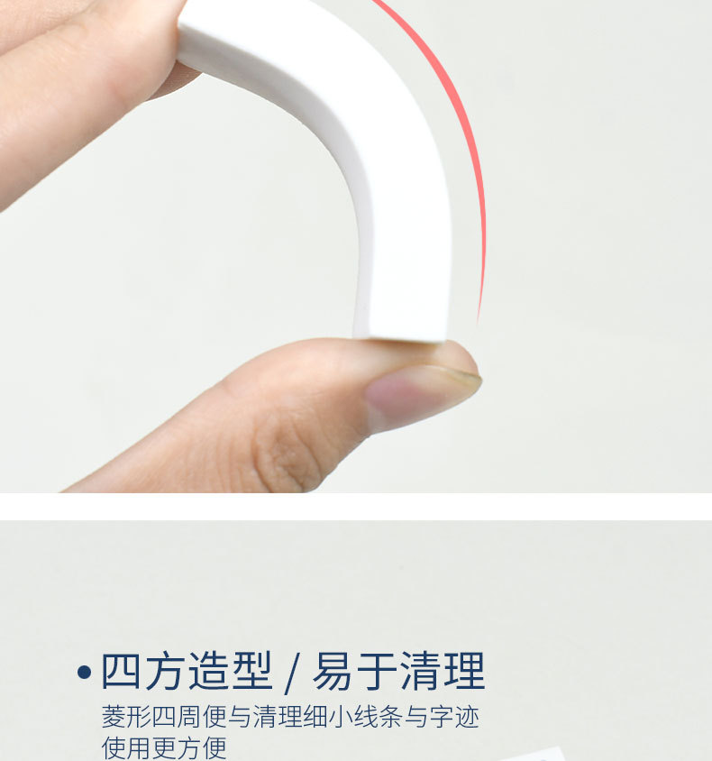 Weibo Stationery wholesale physical erasers, student sketching and drawing, white office pencils, drawing, ordinary erasers pic 17