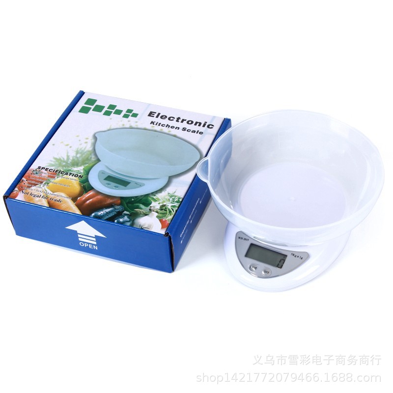 WH-B05 Kitchen electronic scale, 5kg scale, mini baking food scale, household kitchen scale, electronic scale, platform scale pic 26