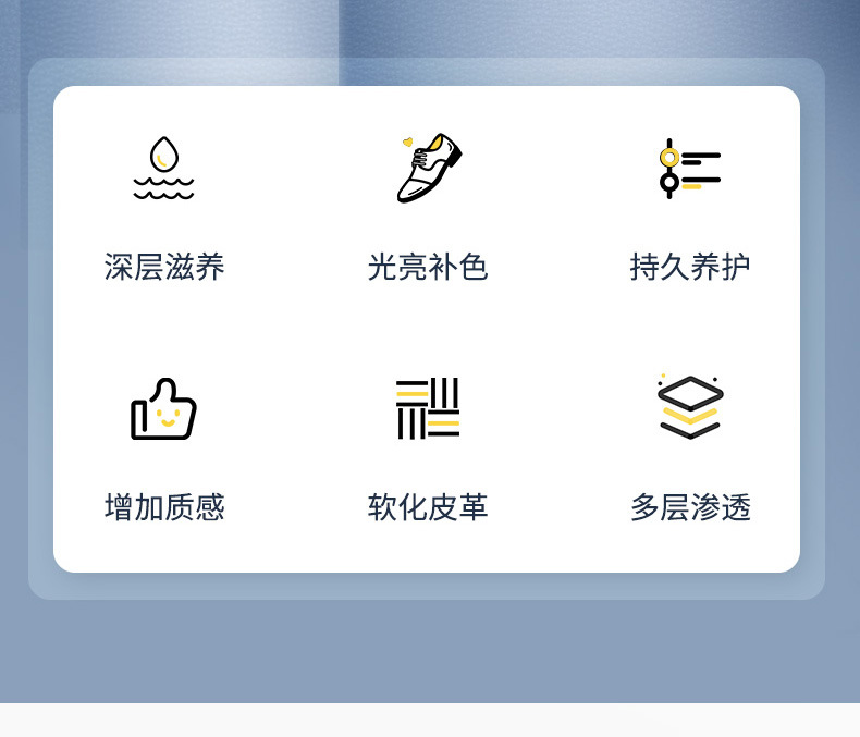 皮鞋补色上光绵羊油黑色真皮具革保养油无色通用护理高级带刷鞋油详情2