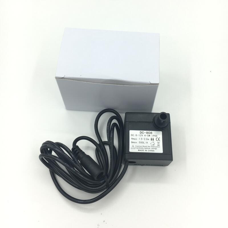 The DC5521 socket water pump 12V5W low-pressure submersible pump can be connected to a solar water pump or a vehicle-mounted fish tank submersible pump pic 8