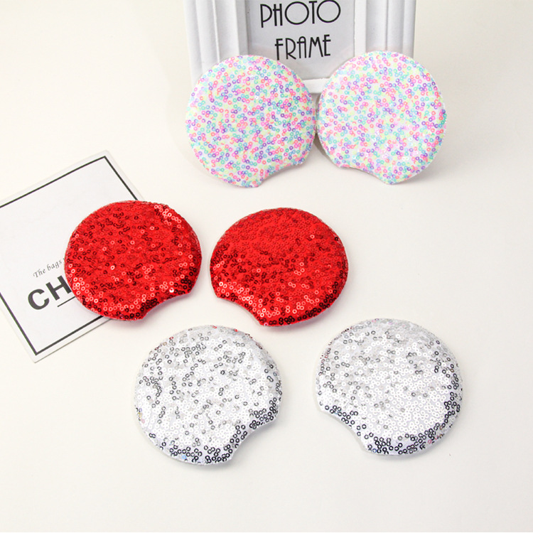 跨境热销亮片米奇耳朵发箍配件发带饰品材料儿童毛绒玩具服装辅料详情3