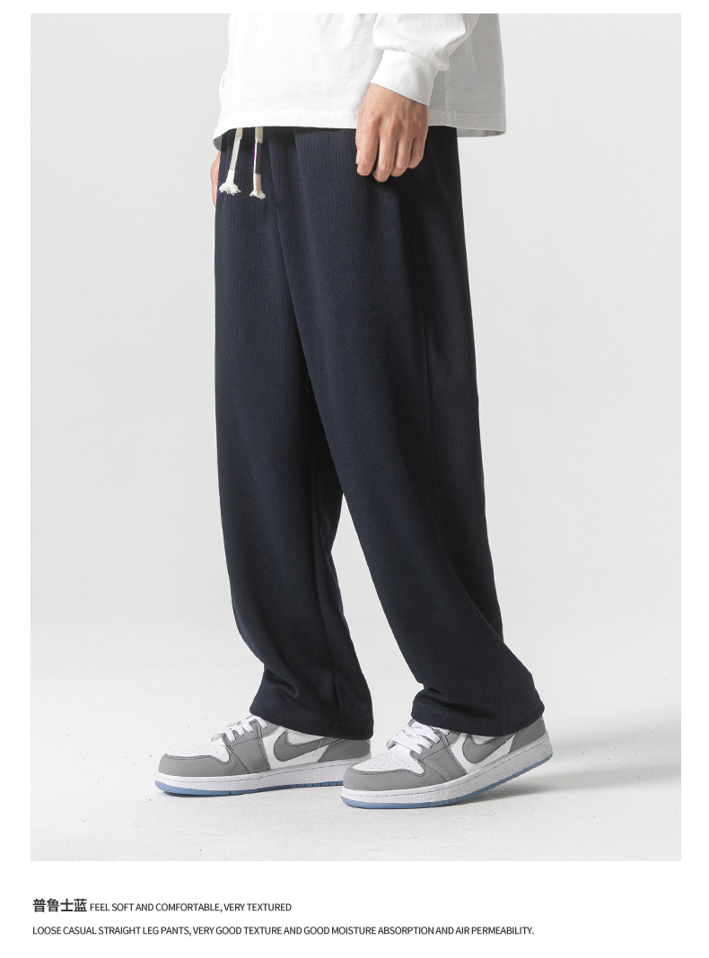 8 colors to choose from, 350g heavy-weight straight-leg sweatpants, a new style for men in the autumn of 2023, featuring loose, casual and sporty pants pic 25