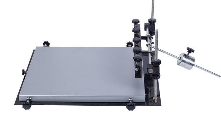 Zhongyong brand large manual screen printing table, SMT manual screen printing table, solder paste screen printing machine, screen printing machine pic 11