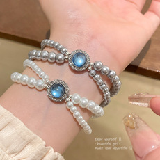 Korean bestseller, super shiny round zircon bracelet, simple and versatile, high-quality, perfect for best friend gifts, wholesale of bracelets and jewelry pic 5