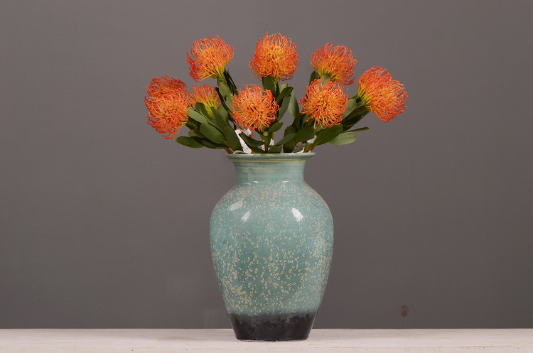 Factory direct sales, wholesale of in-stock inventory of artificial large needle cushion flowers, artificial flower sets, wholesale of living room, dining table, entrance hall, desktop decoration, flower arrangement and ornaments pic 32