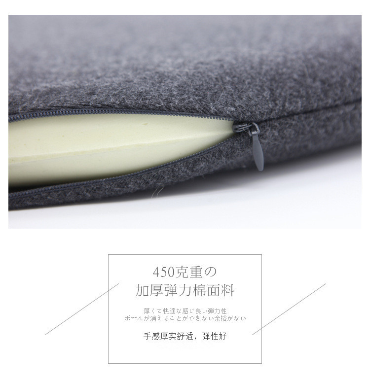 Tatami Japanese-style seat cushion, round solid color breathable office chair cushion, slow rebound memory foam seat cushion pic 6