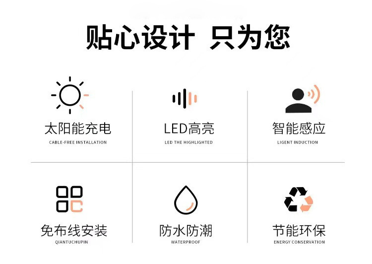 New cross-border cob wall lamp, outdoor waterproof human body sensor lamp, courtyard remote control integrated solar outdoor street lamp pic 2