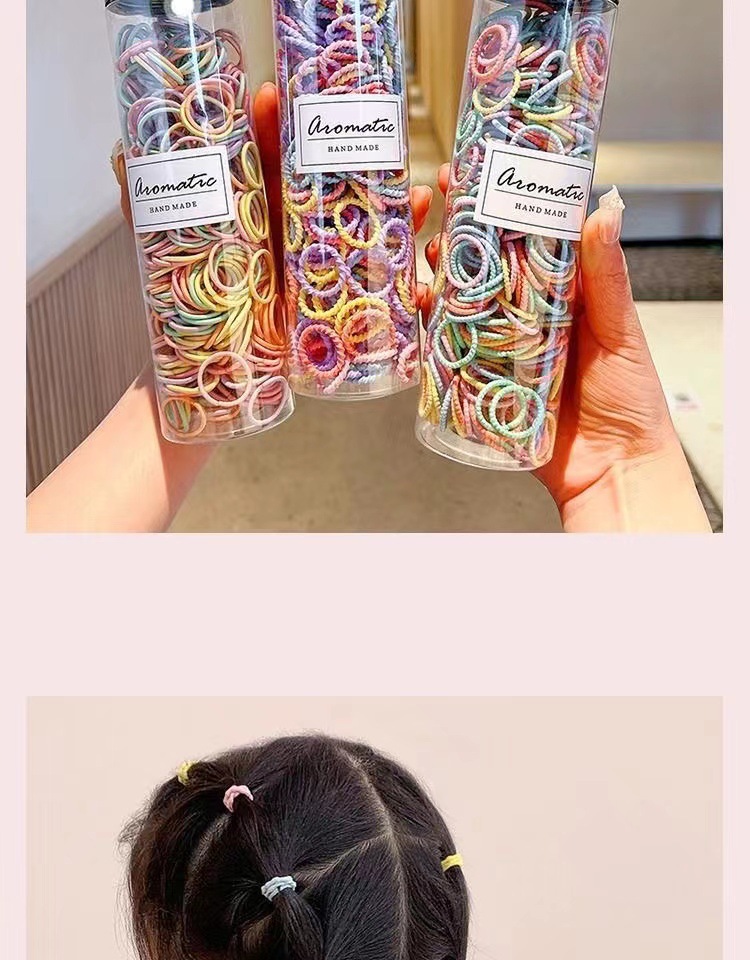 宝宝发圈不伤发儿童皮筋扎头发弹性好橡皮筋女童婴儿小号头绳发饰详情7