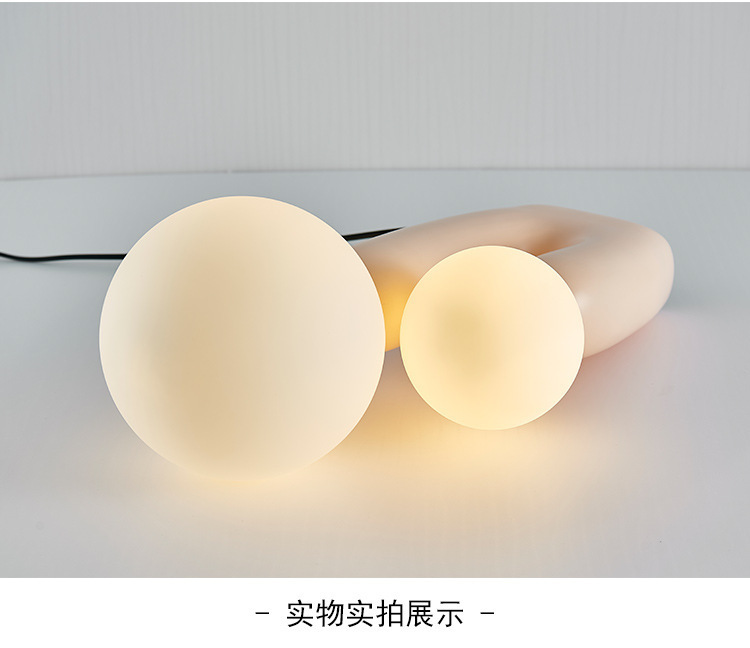 Nordic minimalist table lamp, personalized and light luxury bedside cartoon cute decoration, bedroom, study and living room LED table lamp pic 11