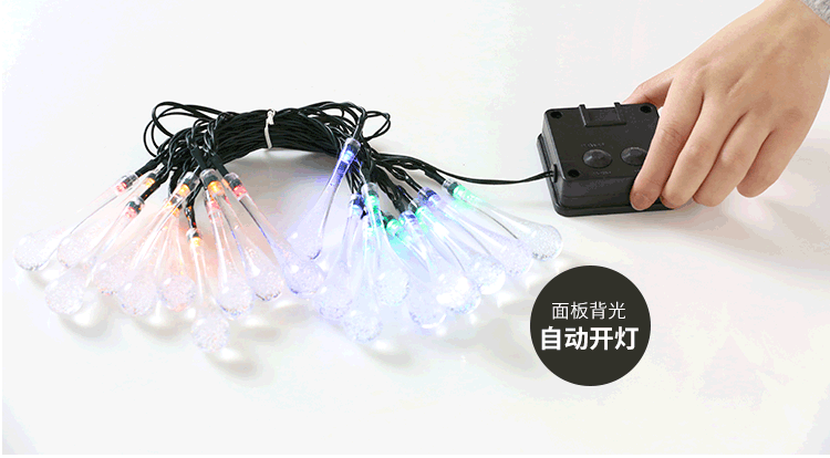 Solar light, outdoor bubble garden light, string light, waterproof garden villa decoration, star light string, flashing light strip pic 7
