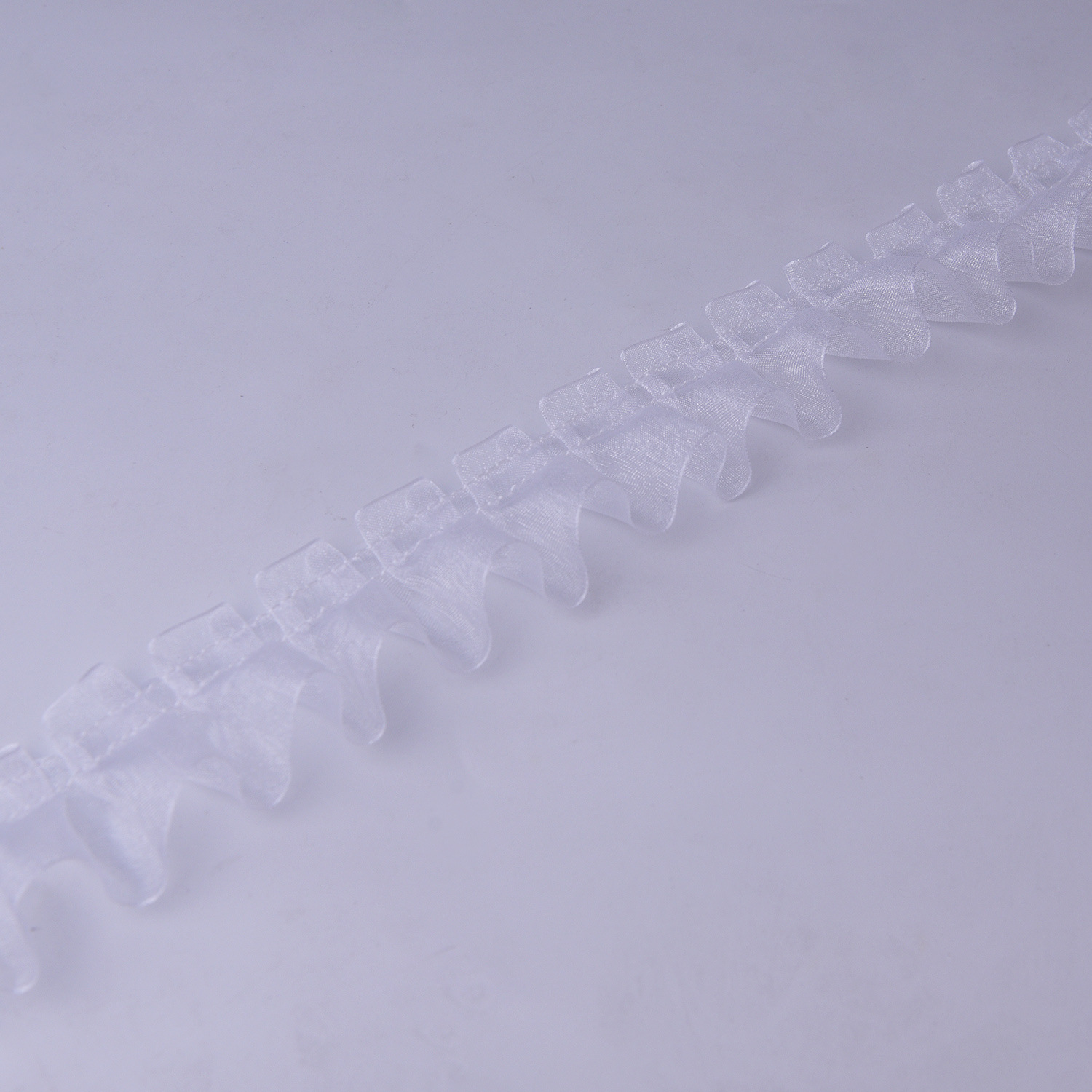 4cm雪纱带褶皱花边 手工diy服装辅料 蕾丝丝带抽皱裙摆窗帘配件详情18