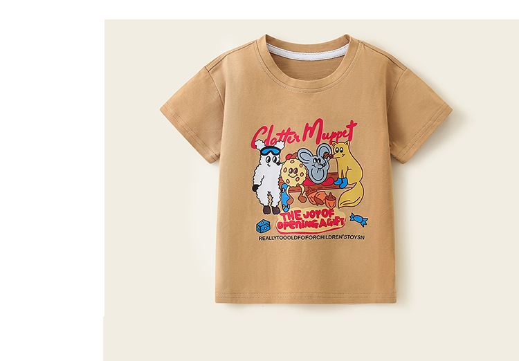 夏装2024新款儿童短袖T恤男女童夏季童装中小童韩版纯棉半袖t时髦详情8