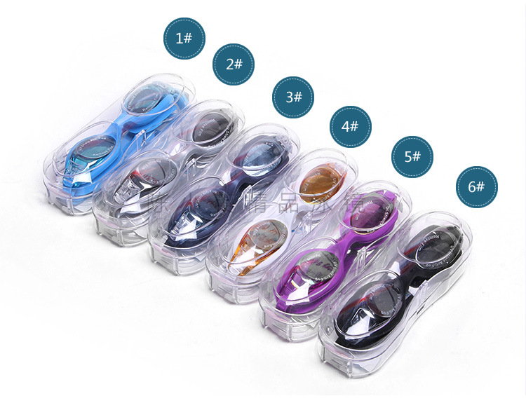 Wholesale swimming goggles, waterproof, anti-fog and anti-ultraviolet swimming goggles, adult diving swimming goggles, wholesale swimming goggles pic 4