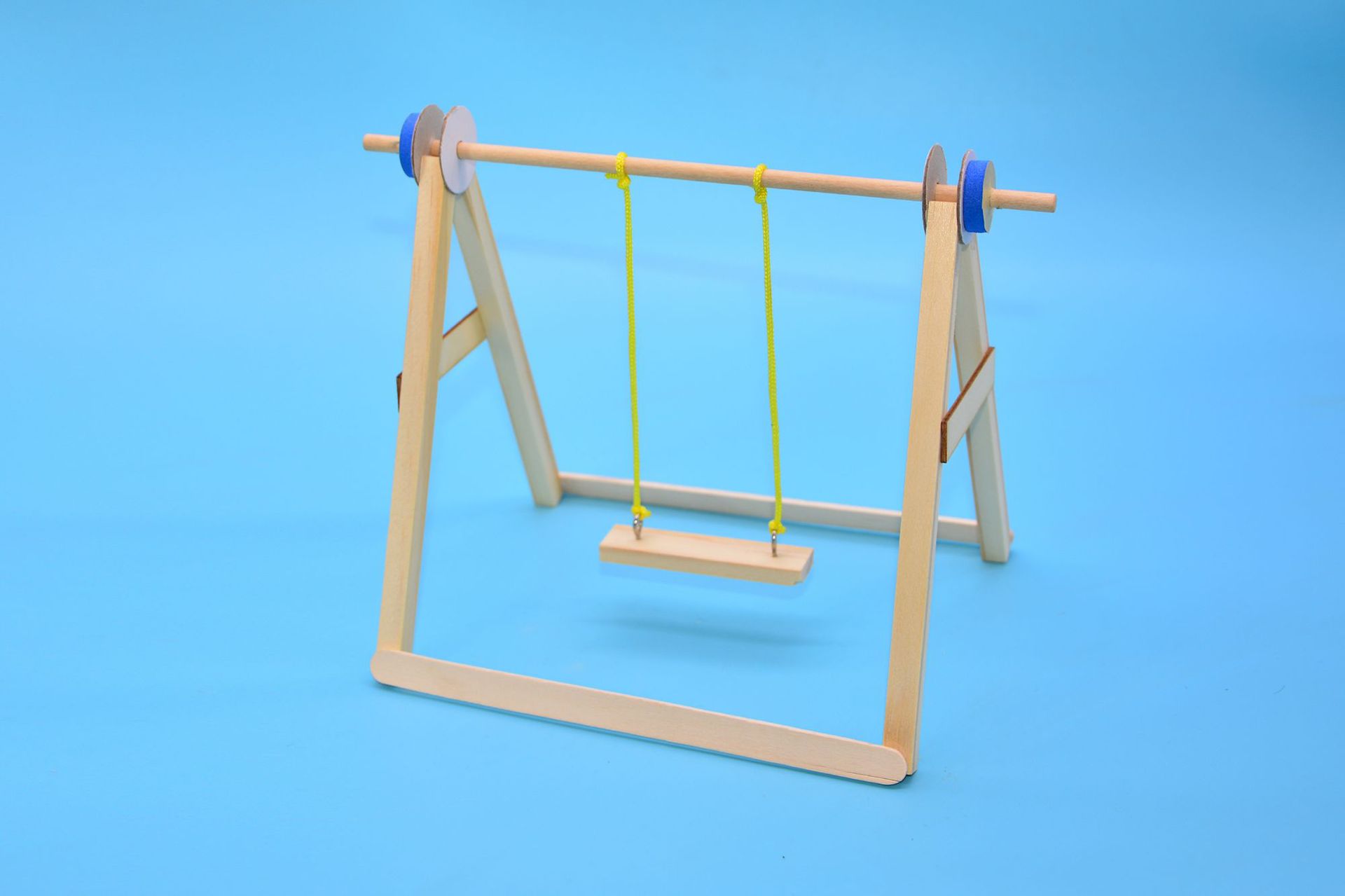 Swing DIY model toy, educational assembly, experimental materials, primary school science making, solid wood creative invention pic 16
