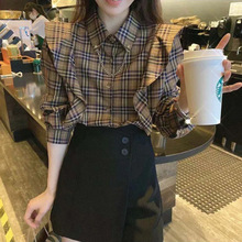 明星同款碎花连衣裙女2023春新款韩版气质长袖印花V领裙子潮详情19