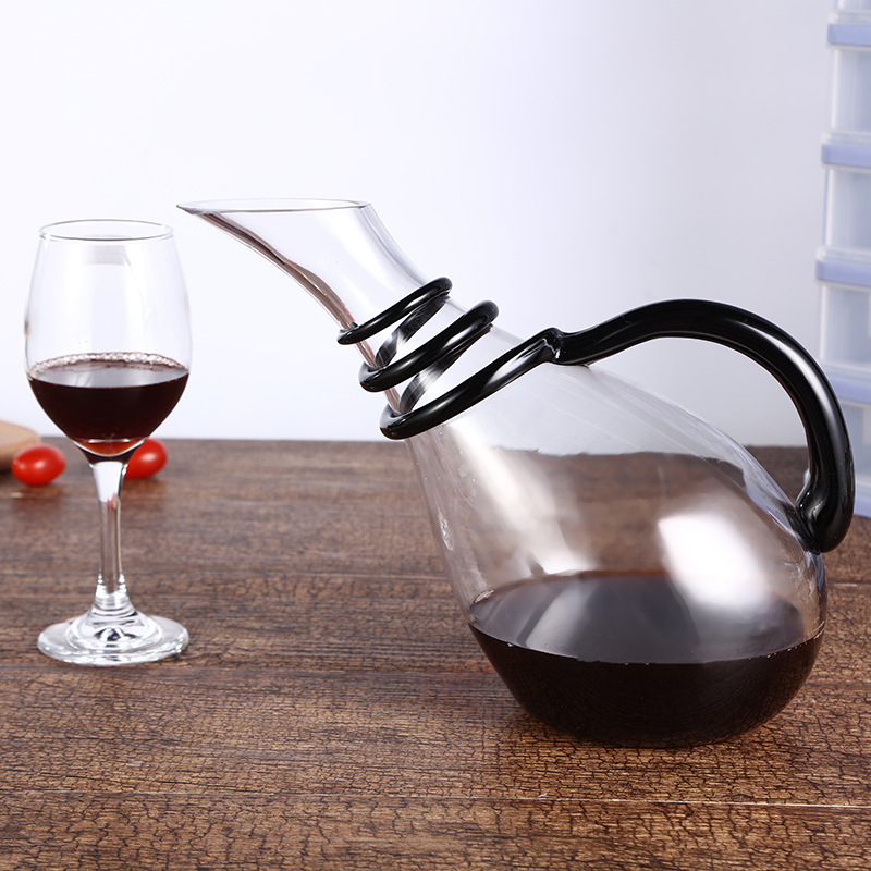 Crystal glass decanter, red wine quick decanter, creative bottom wine household manufacturer wholesale pic 10