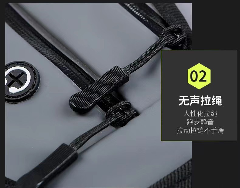 New outdoor sports waist bag, fitness running, mobile phone waist bag, waterproof, large capacity, multi-functional, close-fitting and ultra-thin waist bag pic 6
