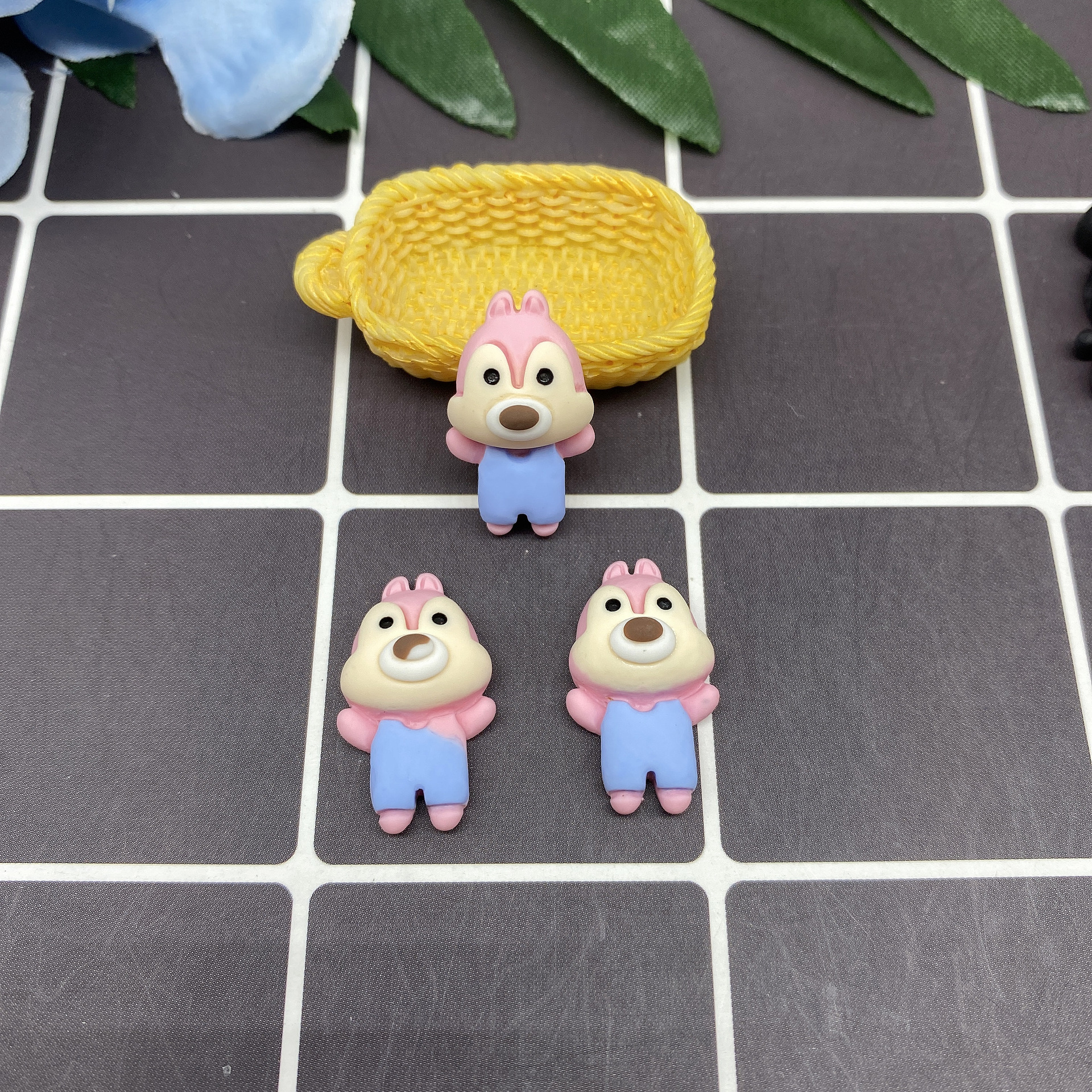 树脂配件饰品帽子贴片史莱姆内放DIY日韩风哑光笑脸厂家直销详情73