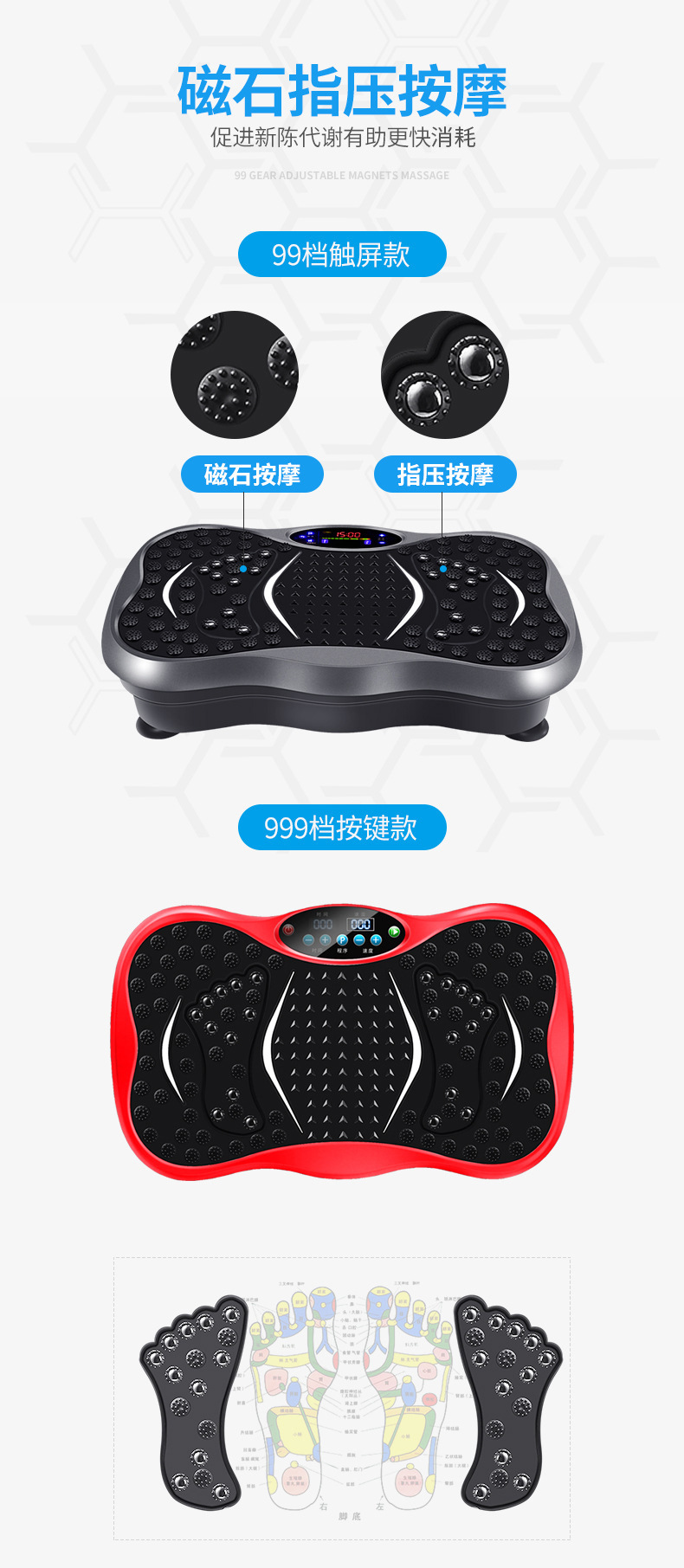 Massage equipment, stretching, lazy fitness, vibration fat-shaking machine, home full-body shaking machine, training machine, waist twisting plate pic 14