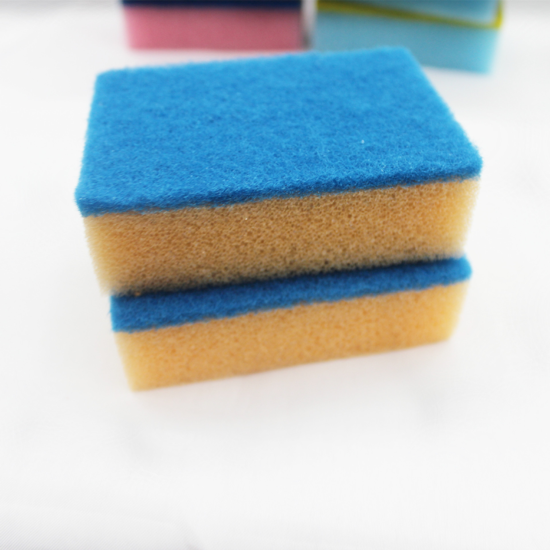 Yijingbai Li colored cleaning cloth and scouring pad set, Jingbai Li dishwashing liquid paired with powerful kitchen and home cleaning products pic 4