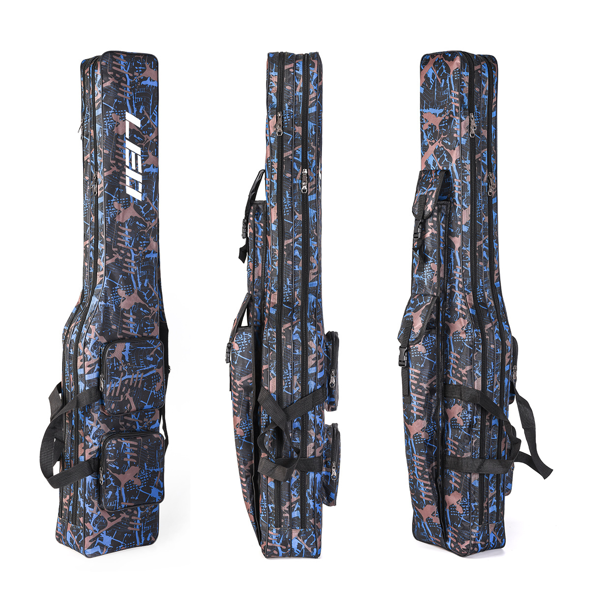 28064 LEO/ Leou [Double-Layer knife-shaped Large-belted Fishing Tackle Bag 1.3m] European-style reservoir fishing rod and sea rod Bag pic 22