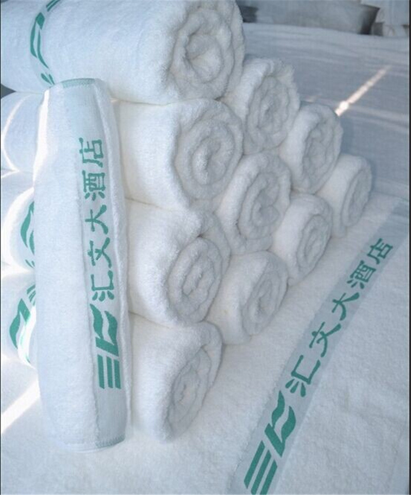 Factory supply of 16-count spiral plain woven pure cotton hotel towels, beauty salon bath towels, hotel and homestay wholesale square towels pic 65