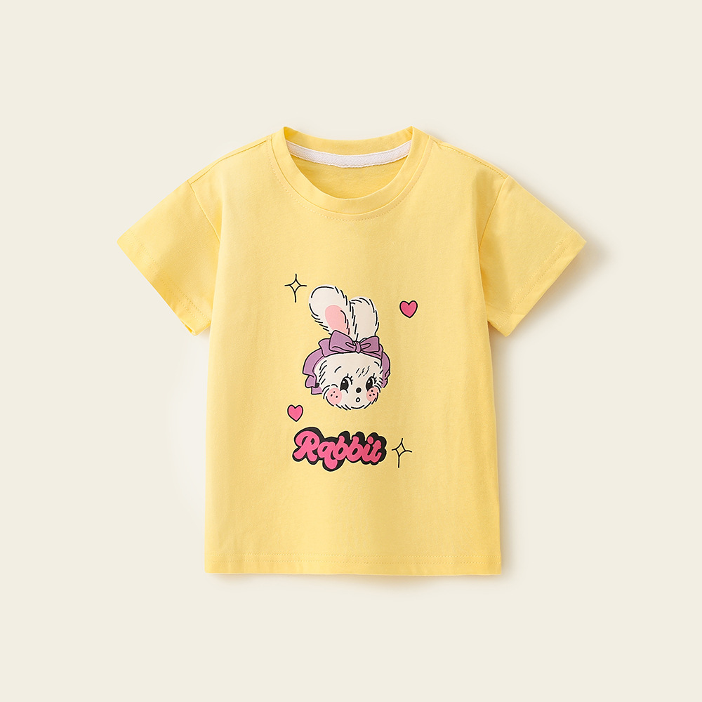 夏装2024新款儿童短袖T恤男女童夏季童装中小童韩版纯棉半袖t时髦详情16