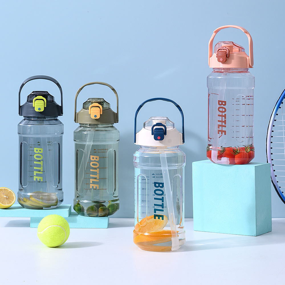 批发随手杯简约带过滤网塑料杯茶水分离750ml pc塑料学生水杯印字详情10