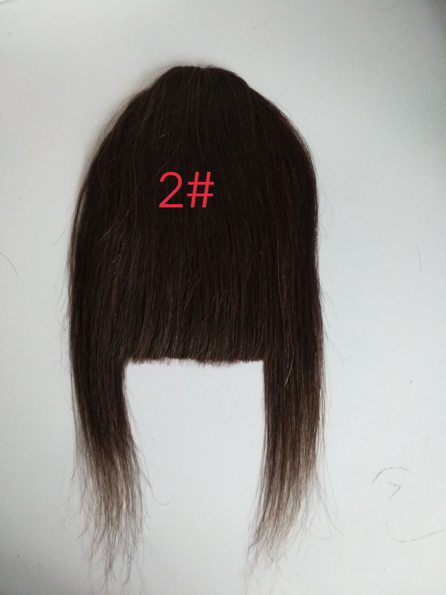 Triangular bangs, real hair bangs, real hair strands, foreign trade bangs, even bangs, real hair strands, foreign trade products pic 5