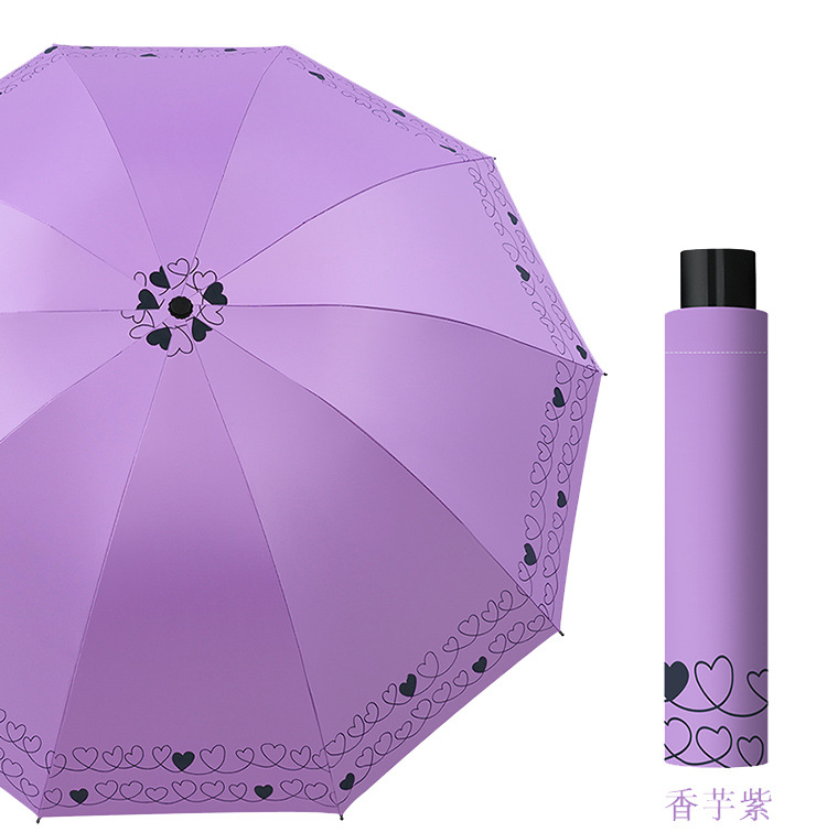 雨伞大量批发大号拆叠晴雨防晒伞女用遮阳伞大号可爱太阳伞广告伞详情12