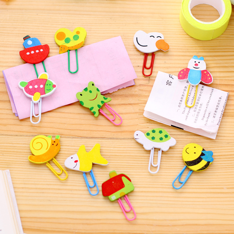 Creative animal, cute paper clips, bookmarks, paperclip bookmarks, student stationery wholesale, Taobao source manufacturer pic 7