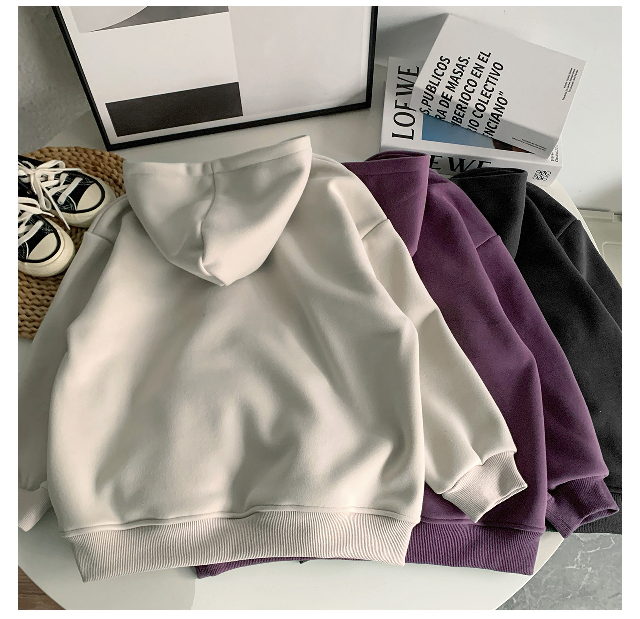 童酷2024儿童冬款湖州织里童装韩版宝宝上衣笑脸刺绣连帽男童卫衣详情12