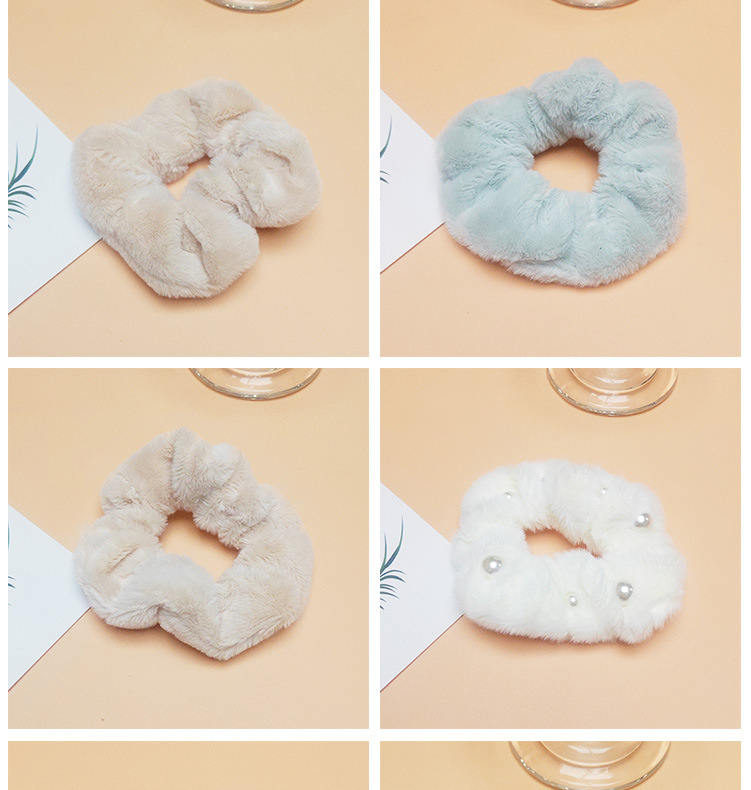 Wholesale of Japanese and Korean hair ties, large intestine hair bands, JK checkered retro leather band hair ties, Korean simple hair accessories, and pig large intestine accessories pic 13