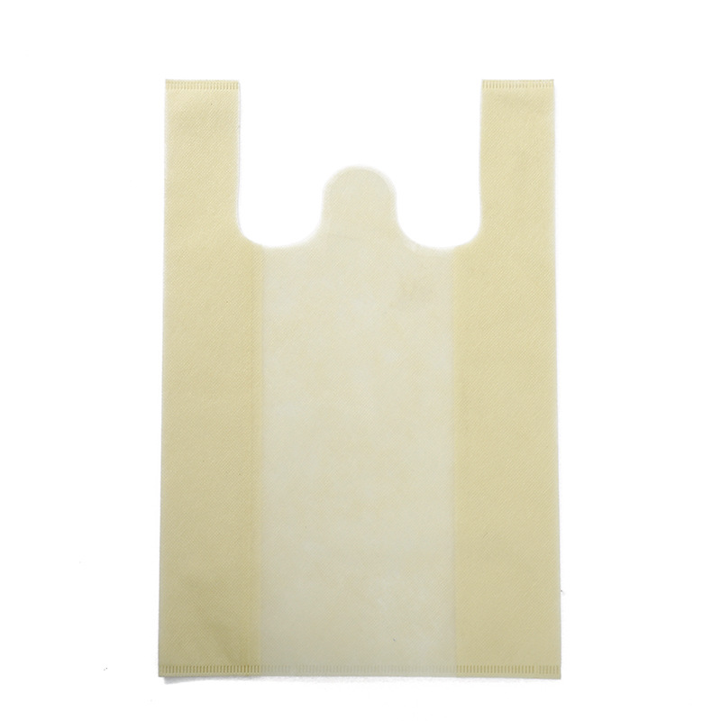 无纺布背心袋可印LOGO服装超市购物手提袋定制广告礼品无纺布袋详情10