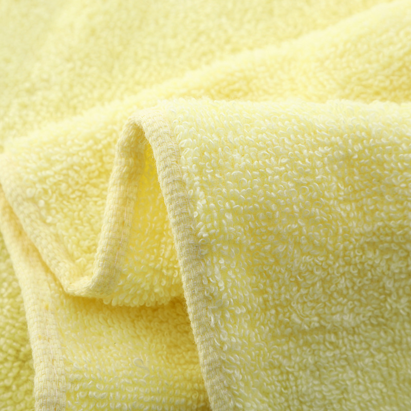 Pure cotton tricolor satin striped plain towel face towel pic 4