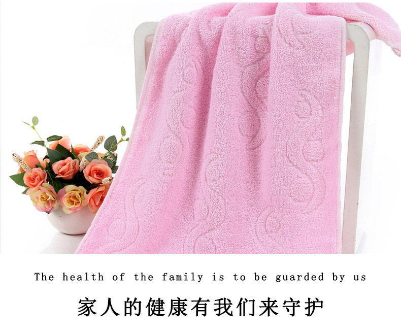Striped towel manufacturer wholesale pure cotton absorbent plain jacquard soft face towel, daily gift embroidered logo pic 11