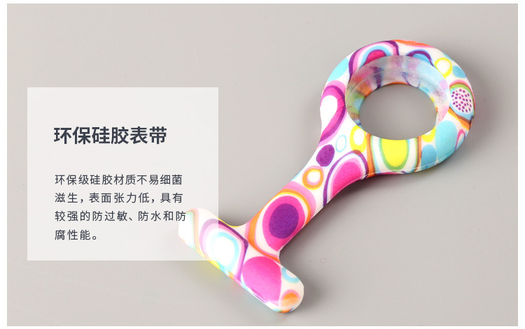 Silicone nurse watch, water transfer printed silicone nurse watch, color nurse watch, gift watch pic 9