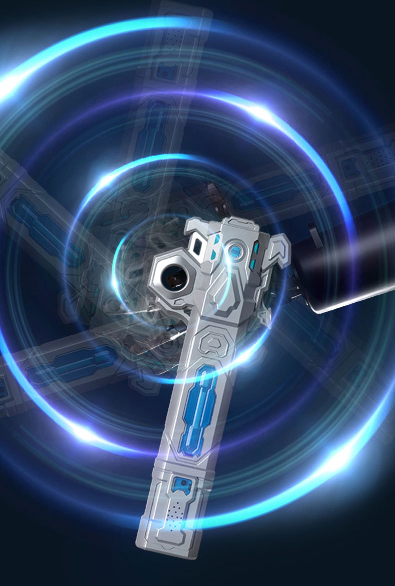 跨境星球大战二合一激光剑手指旋转七彩伸缩发光剑玩具儿童闪光棒详情8