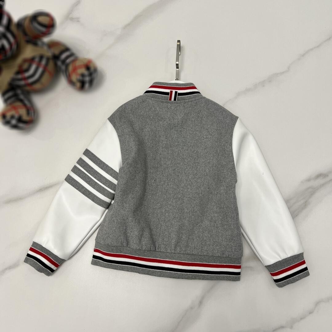 Children's clothing for kids, boys and girls, autumn and winter fashion long-sleeved, fashionable neckline zipper jackets, wool baseball jackets and tops pic 9