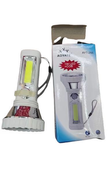 Mini flashlight with battery, outdoor camping emergency lighting flashlight, PP material, handheld flashlight, low power pic 14