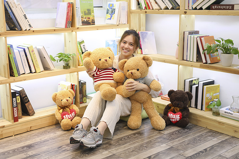 毛衣泰迪熊抱熊小熊公仔布娃娃送女生七夕情人节生日礼物毛绒玩具详情5